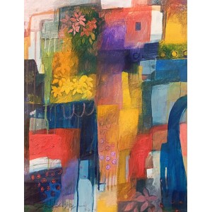 Arsalan Naqvi, 18 x 24 Inch, Acrylic On Canvas, Abstract Painting, AC-ARN-206